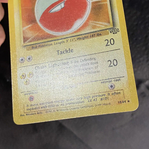 Lp Electrode Jungle Cartas Tcg Pokemon Vintage Electrode Inglés