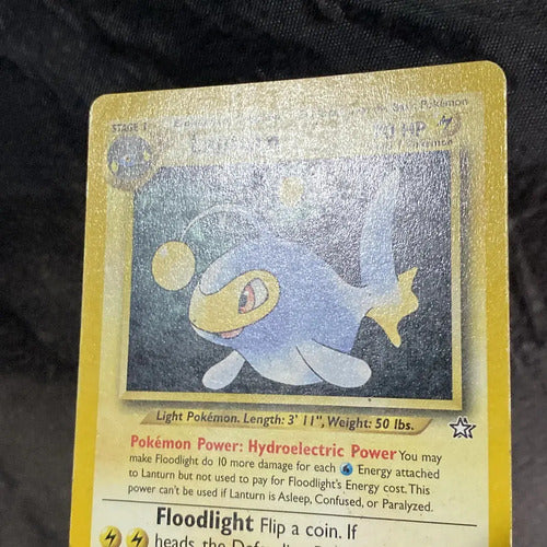 Lp Lanturn Neo Genesis Cartas Tcg Pokemon Vintage Lanturn Inglés