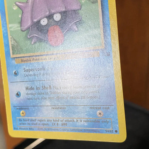 Lp Shellder Fossil Cartas Pokemon Tcg Vintage Shellder Inglés