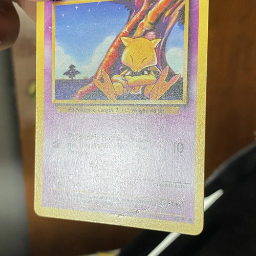Damaged Abra Base Set Cartas Pokemon Tcg Vintage Abra Inglés