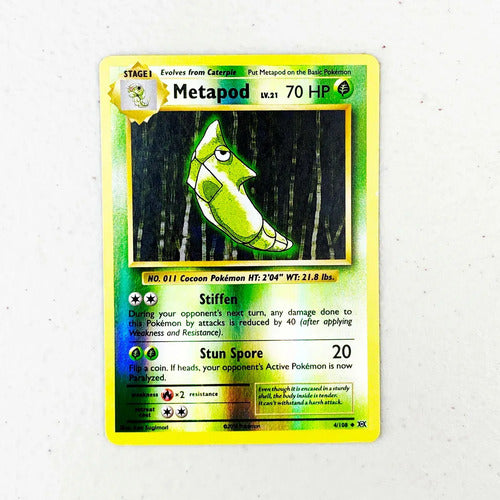 Mint Metapod Reverse Evolutions Cartas Pokemon Tcg Metapod Inglés