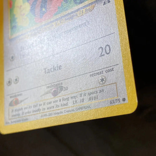 Nm Sentret Neo Discovery Cartas Tcg Pokemon Vintage Sentret Inglés