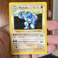 Damaged Machocke Shadowless Base Set Cartas Pokemon Vintage Machoke Inglés