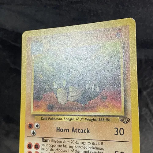 Lp Rhydon Jungle Cartas Tcg Pokemon Vintage Rhydon Inglés