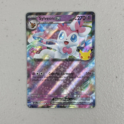 Sylveon Ex 30 Aniversario Carta Pokemon Tcg B Sylveon Ex Inglés