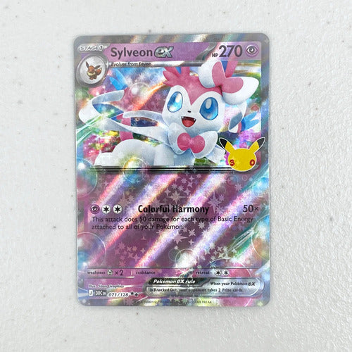 Sylveon Ex 30 Aniversario Carta Pokemon Tcg B Sylveon Ex Inglés
