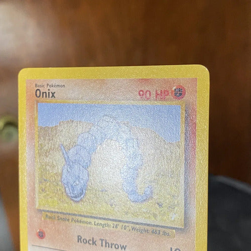 Near Mint Onyx Base Set Cartas Pokemon Tcg Vintage Onyx Inglés