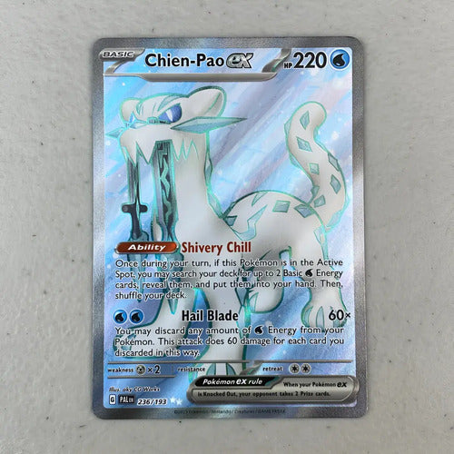 Mint Chien Pao Ex Full Art Paldea Evolved Cartas Pokemon Tcg Chien Pao Ex Inglés