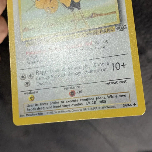 Near Mint Dodrio Jungle Cartas Tcg Pokemon Vintage B Dodrio Inglés