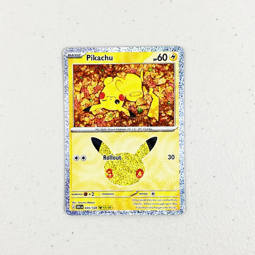 Pikachu 13/30 30 Aniversario Cartas Pokemon Tcg Ingles