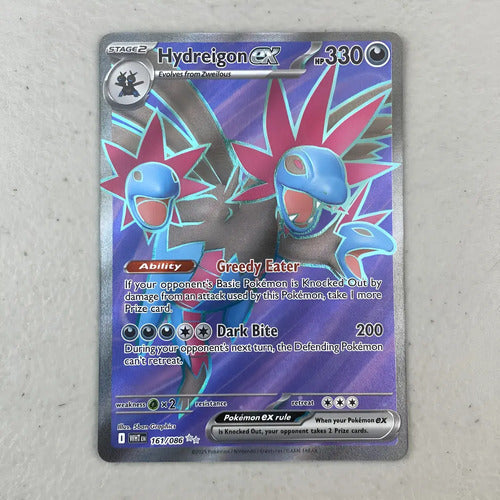 Mint Hydreigon Ex Full Art White Flare Cartas Pokemon Tcg B Hydreigon Ex Inglés