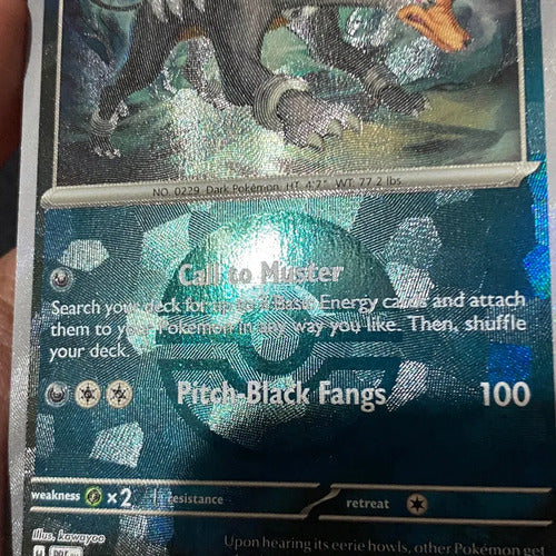 Poke Ball Houndoom Prismatic Evolution Pokemon Tcg Houndoom Inglés