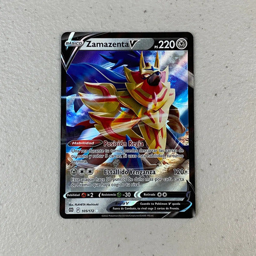Español Mint Zamazenta V Cartas Pokemon Tcg Zacian V Español