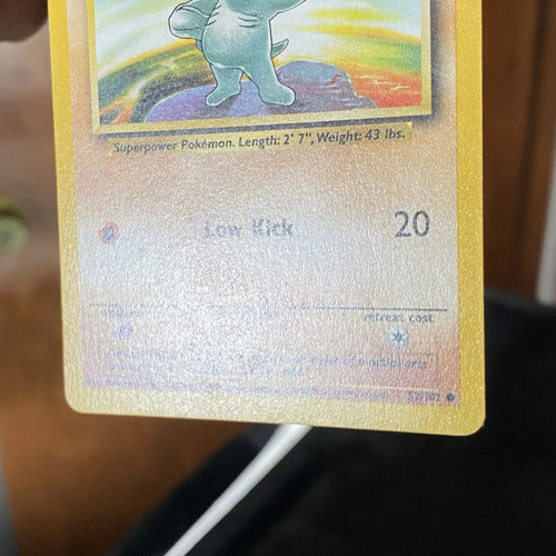 Near Mint Machop Base Set Cartas Pokemon Tcg Vintage Machop Inglés