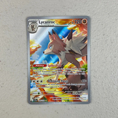 Mint Lycanroc Illustration Rare Journey Together Pokemon Tcg Lycanroc Illustration Rare Inglés