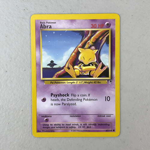 Nm Abra Legendary Collection Cartas Tcg Pokemon Vintage Abra Inglés