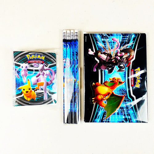 Mini Carpeta Para Cartas Pokemon Tcg De La Lonchera Mewtwo Multicolor