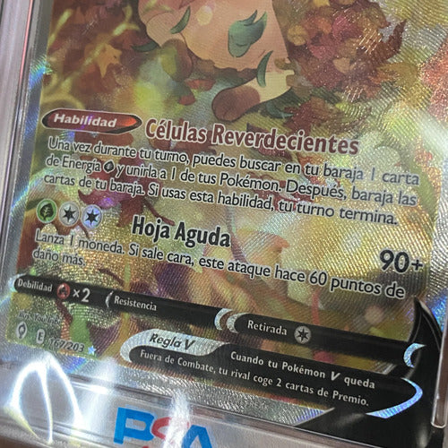 Psa 8 Español Leafeon Evolving Skies Cartas Pokemon Tcg Leafeon V Inglés