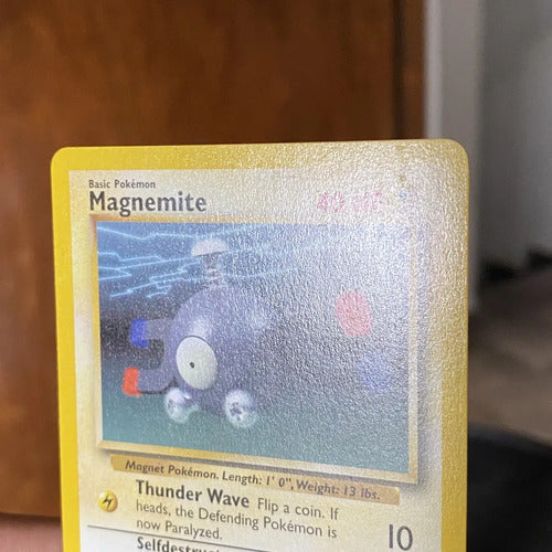 Nm Magnemite Base Set Cartas Pokemon Tcg Vintage Magnemite Inglés