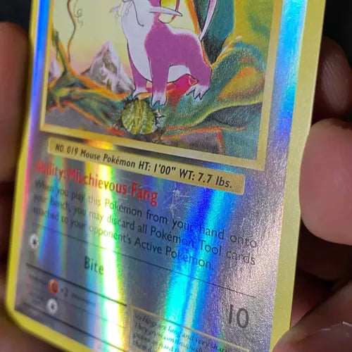 Lightly Played Rattata Reverse Evolutions Cartas Pokemon Tcg Rattata Inglés