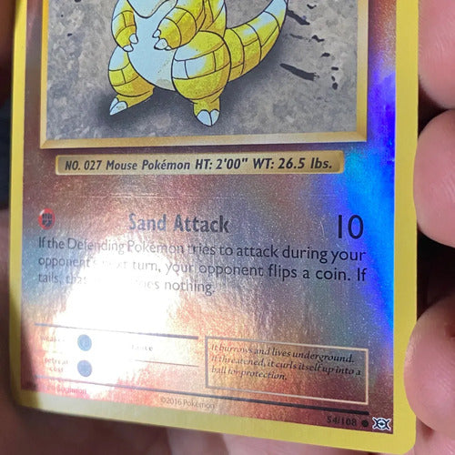 Lp Sandsdrew Reverse Evolutions Cartas Pokemon Tcg Sandsdrew Inglés
