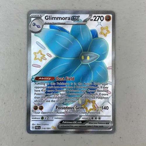 Nm Glimmora Ex Full Art Paldean Fates Cartas Pokemon Tcg Glimmora Ex Inglés