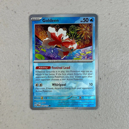Poke Ball Goldeen Prismatic Evolution Pokemon Tcg Goldeen Inglés