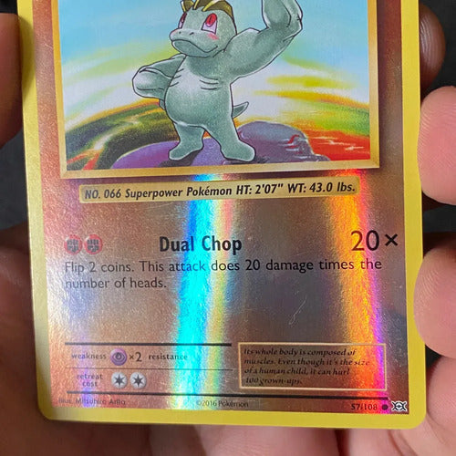 Lp Machop Reverse Evolutions Cartas Pokemon Tcg Machop Inglés