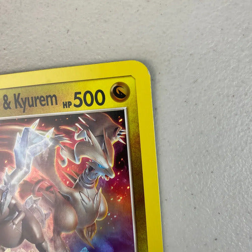 Carta Reshiram, Zekrom, Kyurem Promo Jumbo Near Mint Pokemon Reshiram Zekrom Kyurem Inglés