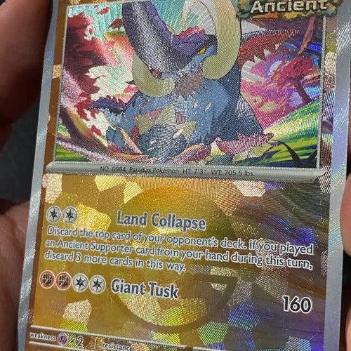 Poke Ball Great Tusk Prismatic Evolution Pokemon Tcg Great Tuskpoke Ball Pattern Inglés
