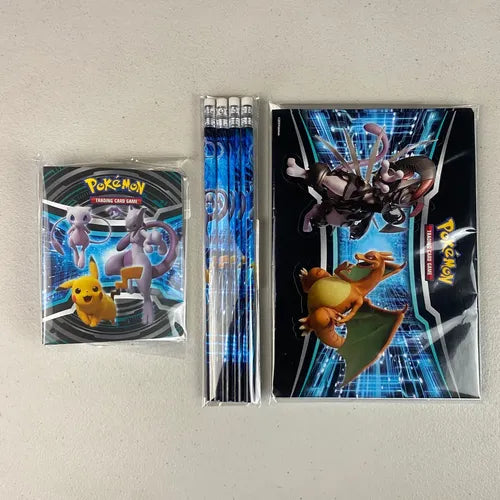 Mini Carpeta Para Cartas Pokemon Tcg De La Lonchera Mewtwo Multicolor