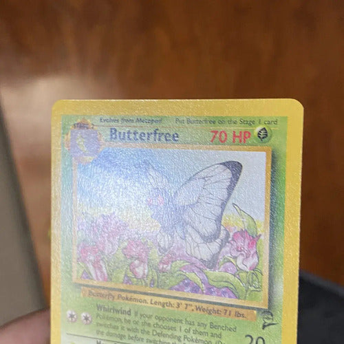 Near Mint Butterfree Base Set 2 Cartas Pokemon Tcg Vintage Butterfree Inglés