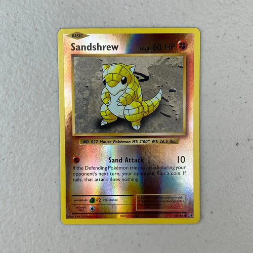 Lp Sandsdrew Reverse Evolutions Cartas Pokemon Tcg Sandsdrew Inglés
