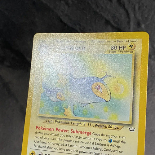 Nm Lanturn Neo Revelation Cartas Tcg Pokemon Vintage Lanturn Inglés