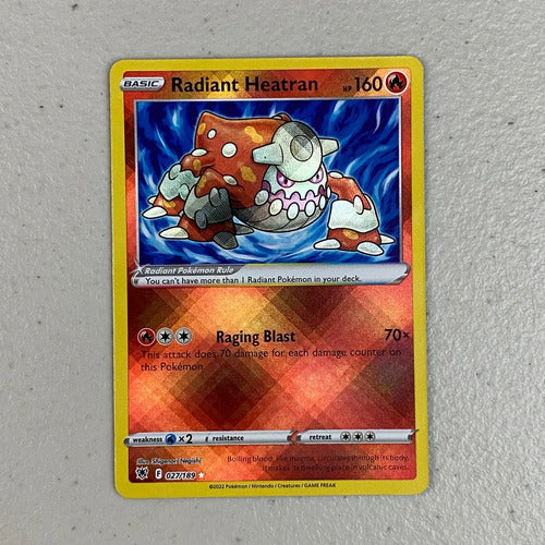 Mint Radiant Heatran Shiny Cartas Pokemon Tcg Radiant Heatran Inglés