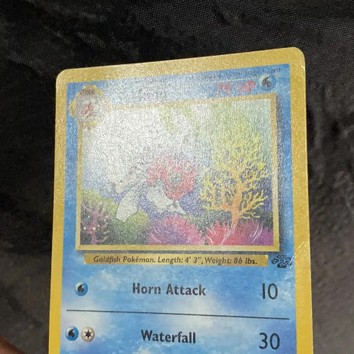 Damaged Seaking Jungle Cartas Tcg Pokemon Vintage Seaking Inglés