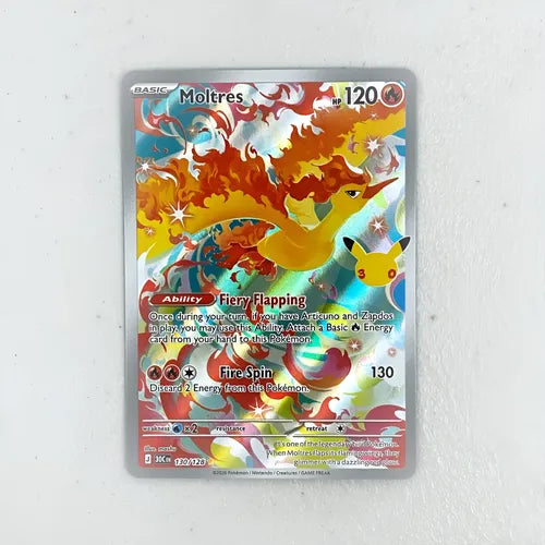 Moltres Illustration Rare 30 Aniversario Carta Pokemon Tcg A Moltres Inglés