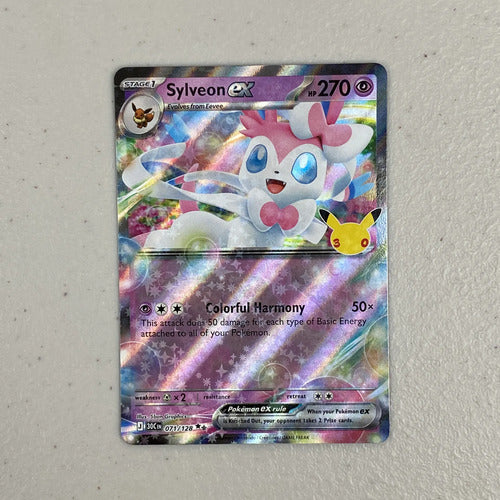 Sylveon Ex 30 Aniversario Cartas Pokemon Tcg Sylveon Ex Inglés