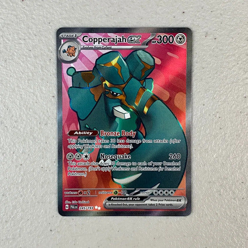 Mint Copperajah Ex Full Art Cartas Pokemon Tcg Copperajah Ex Inglés