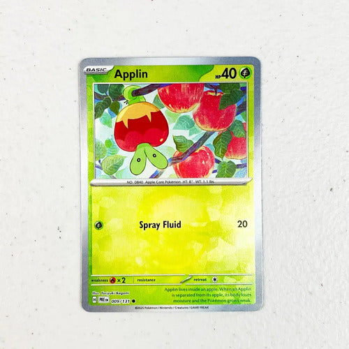 Poke Ball Applin Prismatic Evolution Pokemon Tcg Applin Inglés