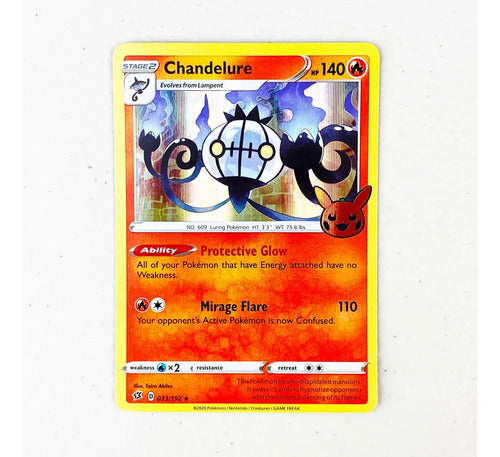 Near Mint Chandelure Trick Or Trade Cartas Pokemon Tcg Chandelure Inglés