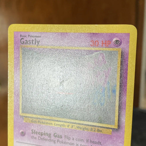 Near Mint Gastly Base Set Cartas Pokemon Tcg Vintage B Gastly Inglés