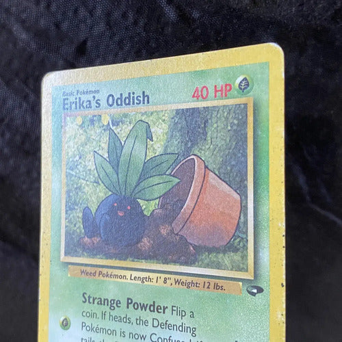 Damaged Giovannis Nidoran Gym Challenge Cartas Tcg Pokemon Giovannis Nidoran Inglés