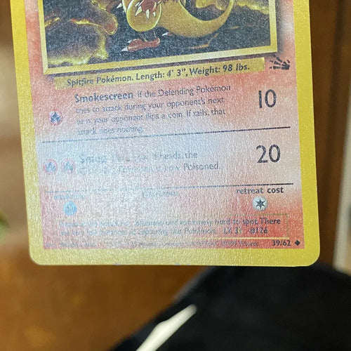 Damaged Magmar Fossil Cartas Pokemon Tcg Vintage Magmar Inglés