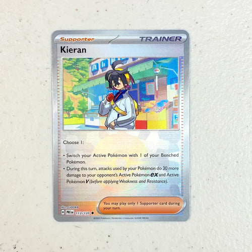 Poke Ball Kieran Prismatic Evolution Pokemon Tcg Kieran Inglés