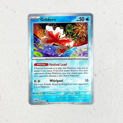 Poke Ball Goldeen Prismatic Evolution Pokemon Tcg Goldeen Inglés