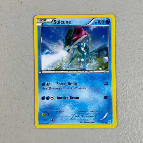 Mint Suicune No Holo Trainer Kit Cartas Pokemon Tcg Suicune Inglés