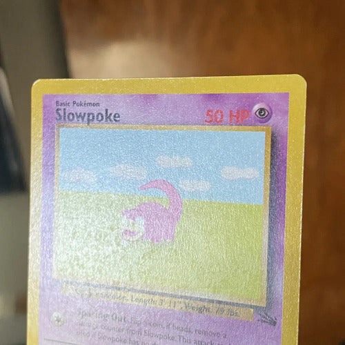 Lp Slowpoke Fossil Cartas Pokemon Tcg Vintage Slowpoke Inglés