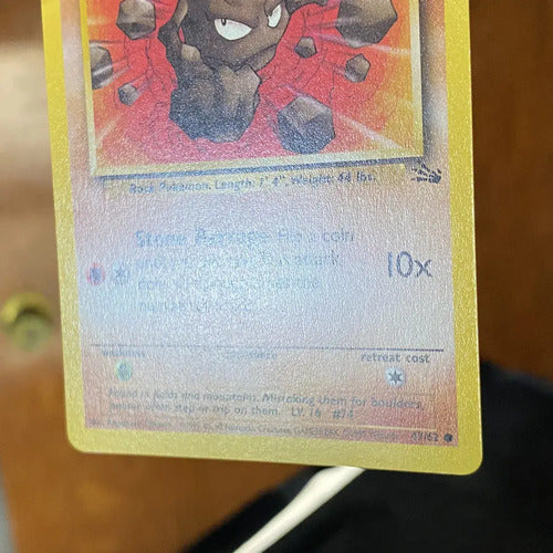 Nm Geodude Fossil Cartas Pokemon Tcg Vintage Geodude Inglés