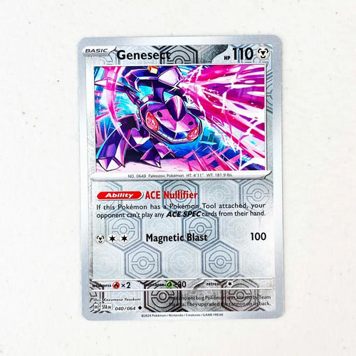 Mint Genesect Reverse Shrouded Fable Cartas Pokemon Tcg Genesect Inglés